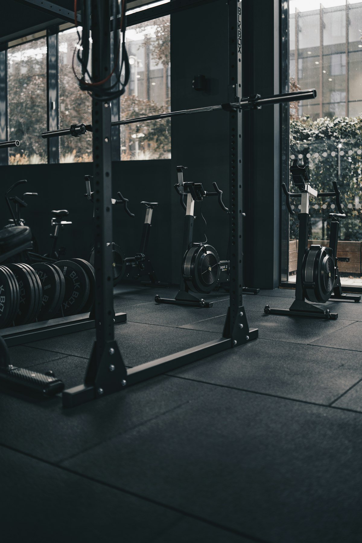 Fitness studio and gym amenity at Northern Lights clubhouse